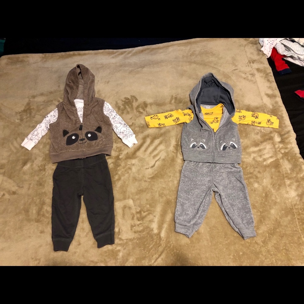 Baby boy animal sets 🦝